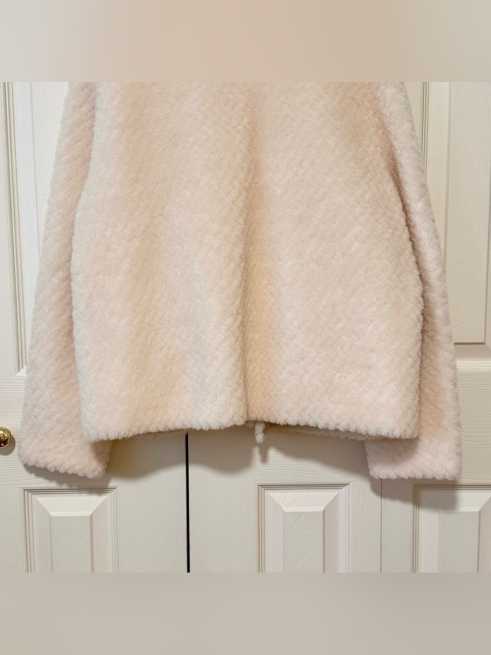 Cream Fuzzy Button-Front
Jacket - Picture 12 of 12